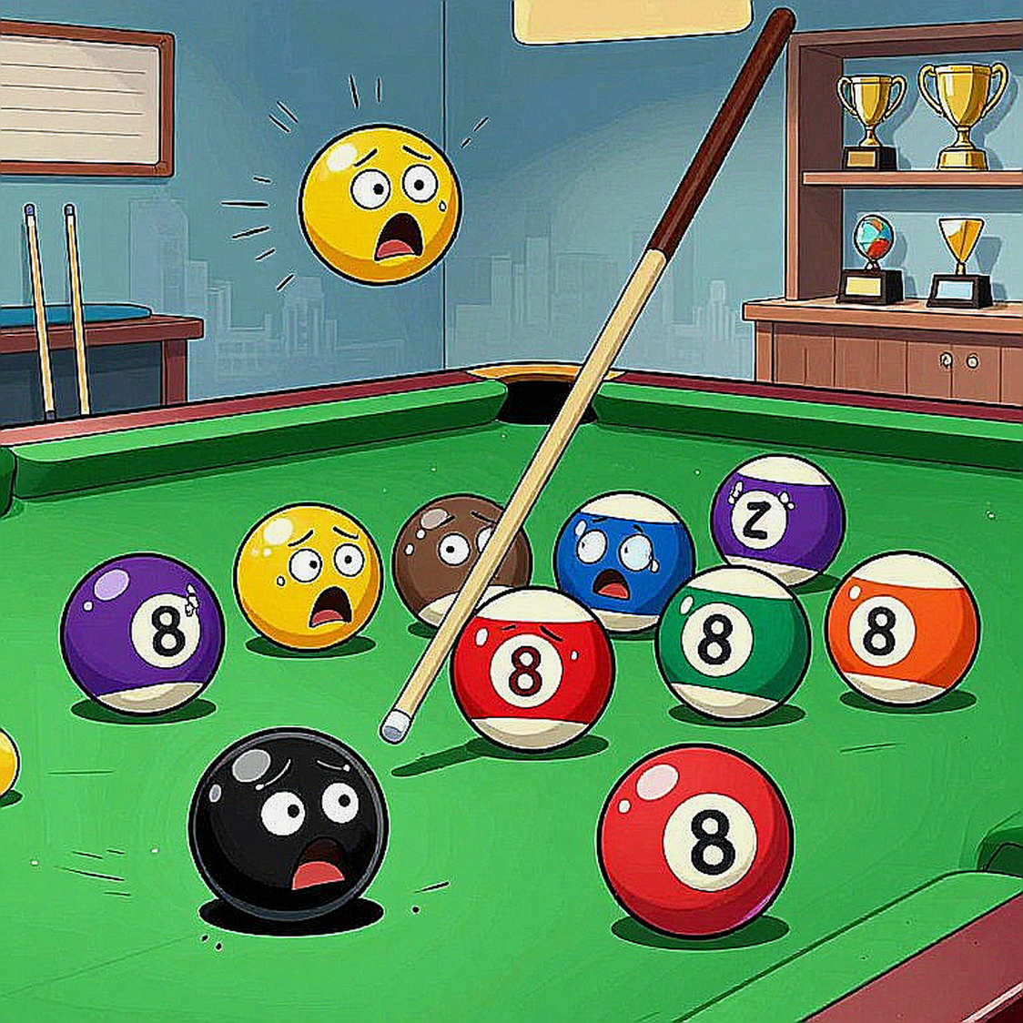 The Geometry of Three Cushions: How an Elite Carom Match Is Decided